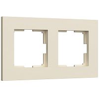 Рамка универсальная Werkel Slab 2-м. айвори матовый картинка